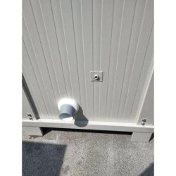 Nouveau module sanitaire S1 - Toilettes et lavabo - Fenêtre à charnières intégrée - Livré sous 3 semaines