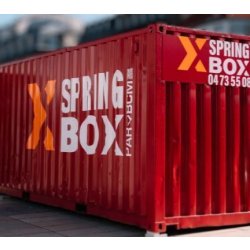 Bungalow container SPRINGBOX : Espace modulaire ultra-robuste en conteneur maritime recyclé | À vendre ou à louer