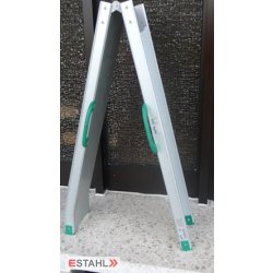 Paire de rampes pliantes E-stahl 30020-110F, 30020-160F, 30020-210F, 30020-260F, 30020-310F - aluminium anodisé, surface antidérapante, jusqu'à 350 kg