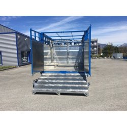Bétaillère série spéciale en aluminium - JP Construction - Type: BET 35 à BET 65 - 1 essieu