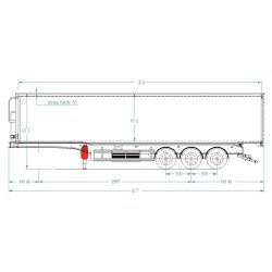 Benne alu renforcée tps ferraille - socari - volume : de 60 m3 à 65 m3