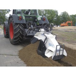 Trancheuse  conçue pour le creusement rapide de tranchées pour les lignes électriques, les câbles de fibre optique -  SGF 800L STEHR
