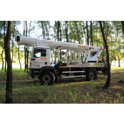 Steiger® T 380 camion nacelle - Ruthmann - 38m de hauteur de travail, 31m de déport, bras pendulaire articulé RÜSSEL®