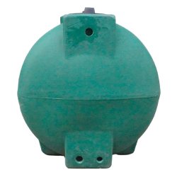 Réservoir PE type CHO 3000L vert - Stockage d'eau de pluie, substances chimiques et alimentaires