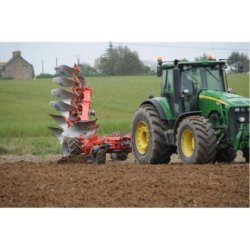 Charrue agricole - KUHN - charrues portées et semi-portées innovantes avec sécurité NSH et largeur variable
