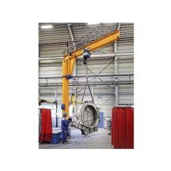 Potence sur fût VS - Abus levage - capacité 6.3 tonnes - rotation 360° - portée jusqu'à 10m