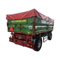 R 60 CSGA - Benne agricole à double essieu - Romsan - Capacité 6000 kg
