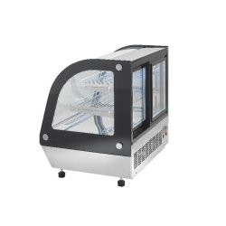 Vitrine réfrigérée vitre bombée 130L ATOSA
