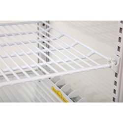 Vitrine réfrigérée blanche Polar Série C - 68L - Porte en verre - Commandes numériques