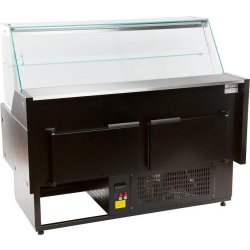 Vitrine réfrigérée Morris - COMBISTEEL-7486.0070 - 2 portes, 1,0 m², refroidissement statique