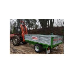 VCR40 P - Remorque agricole rabattable trilatérale Vendrame - Charge 5000 kg - PTAC 50 quintaux