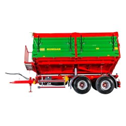 R 120 TASGA Benne agricole à tandem essieu - Romsan - capacité 12 000 kg