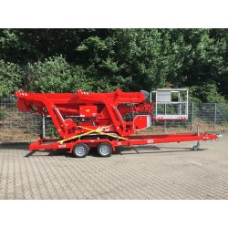 Nacelle araignée LEO21GT - Hauteur 21m - Déport 12m - Capacité 250kg - Motorisation bi-énergie