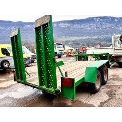 BOUVERET r23200 remorque porte engin 2 essieux 3,2t