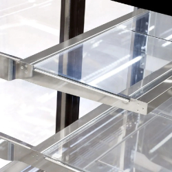 Vitrine réfrigérée de présentation avec service arrière 90 cm (gaz écologique r290a)