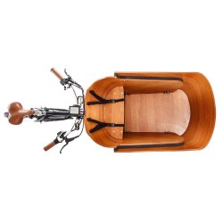 Triporteur électrique Babboe Carve-E - Banc pour 4 enfants - Moteur GWA 36V 250W - Dérailleur Shimano 7 vitesses