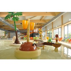 Pataugeoire - Structures de jeux thème jungle - Gamme exotique Aquadrolics