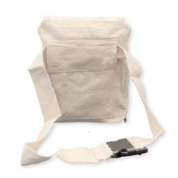 Sac écologique 100 % coton naturel recyclé 280 g/m² - doublure RPET - 28H x 24L x 10P cm