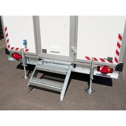 Bauwagen 15 42 22 - Remorque fourgon chantier Humbaur - 5.64m - 6 personnes - Parois sandwich