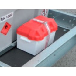 Remorque distributeur de gasoil A.D.R. - 1 essieu non freiné de 750 kg - ECIM - DG ADR 750 SF avec réservoir de 430L