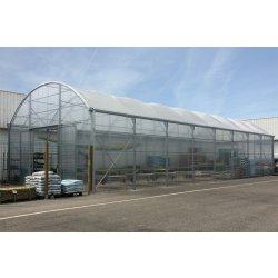 8 m optimum avec cheneaux - serre tunnel - serres val de loire - longueur 10 m