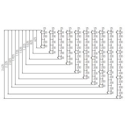 Hércules plus - clôture grillagée - mrt - hauteur 625 à 2425 mm