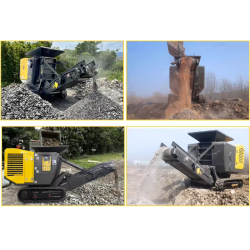 Broyeur Concasseur de Pierre sur Chenilles - Capacité 60 t/h - Moteur Diesel 48 kW - EB-50