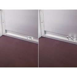 Remorque aluminium Humbaur - 251 x 133 cm - ridelle de 500 mm et capot sécurisé - 1 essieu non freiné - PTAC : 750 kg - Référence HA752513-5 + CAP