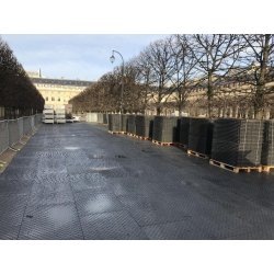 Location de plaques de protection de sols et répartition de charge en plastique pour engins, véhicules et piétons - REMOPLA