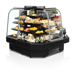 Vitrine réfrigérée libre service basse 600mm Profondeur 740mm NOC60CC TEFCOLD