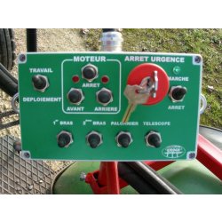 Taille-haie hydraulique ta 400 - kirogn - hauteur de coupe horizontale maxi 4 m, verticale maxi 6.30 m
