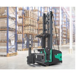 Chariot tri-directionnel Mitsubishi VNT15-20(XL) - options disponibles - électrique - capacité 1100-1400 kg
