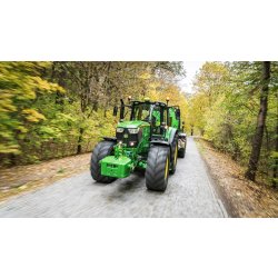6195M Tracteur agricole - John Deere - 195 ch, moteur 6 cylindres 6,8L, empattement 2,8m