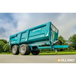 Rollspeed 7136 benne agricole monocoque - rolland - volume maxi. 36 m3