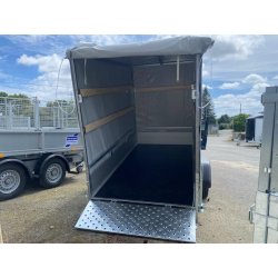 Remorque bagagère en aluminium - MCALU PRO - 1 essieu - PTAC : 750 Kg - 255 x 133 cm - Saris - Référence MP 255 133 750 1
