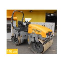 Compacteur tandem vibrant 100 à 140 cm, utilisé pour le compactage d'enrobés ou de sous couches : sable, gravier... - disponible en location