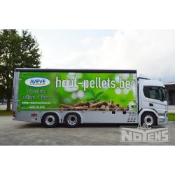 Fourgon rideaux coulissants - carrosserie - A&C Noyens - normes EN-12642 XL avec options de toit et portes