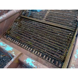 Arracheuse de pommes de terre Ransomes aligneuse 2 rangs 1m35 - Occasion - portée avec 2 tapis