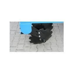 Déchaumeur à disques Zagroda - deux rangées de disques dentés Ø 560 mm - attelage 3 points et rouleau barre Ø 500 mm