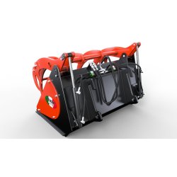 Godet pélican pour chargeuse articulée et valet de ferme - Croco 4 ou 5 dents - Accroche standard (W/EURO)