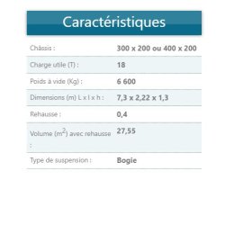 Remorque agricole B180BV en aciers spéciaux - Delaplace - Charge 18 tonnes avec rehausses et sécurité