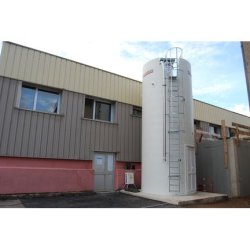 Silo industrie sur jupe porteuse - Silos ROUSSEAU jusqu'à 200m3 avec options personnalisées