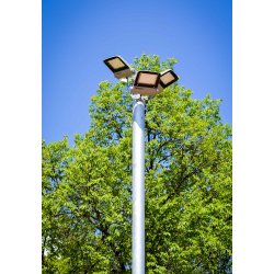 Mât d'éclairage public Tekno ICCl+APM - Acier S-235 JR galvanisé - Hauteur jusqu'à 12m