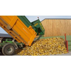 GVM 240 XL Benne agricole monocoque grand volume - Gourdon SA - charge 24 tonnes - équipement standard et options