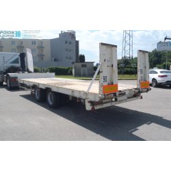 Remorque porte-engins plateau basculant 2 essieux louault