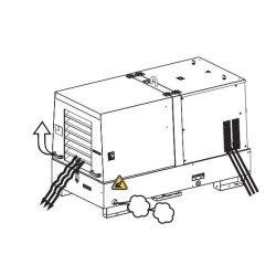 Groupe électrogène diesel MOSA GE 15 YSXC - Triphasé 14 kVA - Insonorisé avec autonomie de 23h