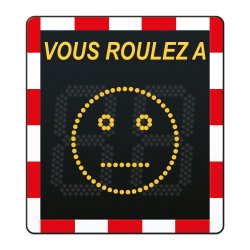 Radar pédagogique Viasis Lite - alimentation solaire avec affichage LED haute visibilité