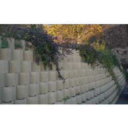 Bloc béton végétalisable coloré dans la masse par pigments minéraux - BETOFLOR - Pomel Beton