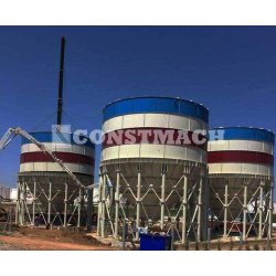 CS-1000 - Silo à ciment boulonné - CONSTMACH - Capacité 1000 tonnes avec équipements complets