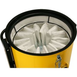 Aspirateur industriel monophasé ASM-450-ANT - 3.45 kW - Antistatique - Bac 60L - Filtre classe M